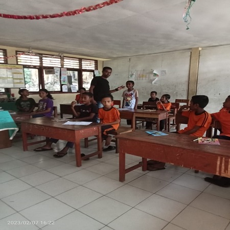 Galery sosialisasi hak anak SDK NATAWATU