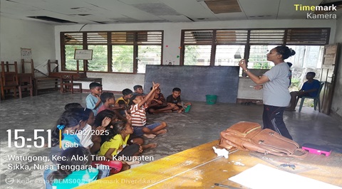 ANAK-ANAK SDK BRAI BELAJAR SAMBIL BERMAIN: SERU-SERUAN BARENG CESIL