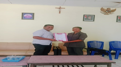 SANPUKAT SERAHKAN SK DEFINITIF KEPADA SDK KOTING 1, SISILIA TRIVONSA RESMI MENJABAT