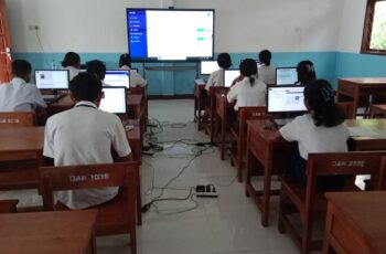 SEKOLAH-SEKOLAH SANPUKAT ADAKAN GLADI TKA, JARINGAN DAN LISTRIK MASIH MENJADI KENDALA
