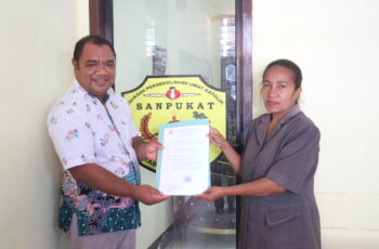 TERESIA DENSIANA RESMI PIMPIN SDK DELANG