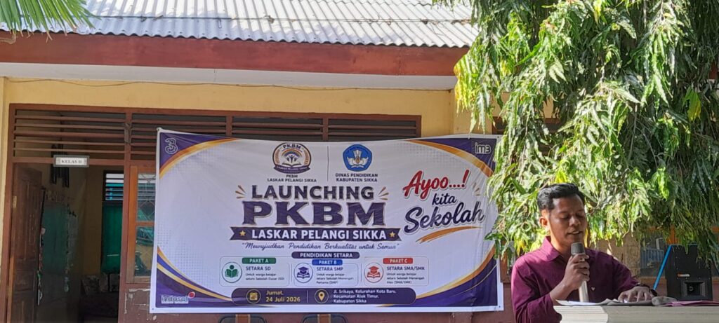 SANPUKAT DUKUNG PENYELENGGARAAN PKBM LASKAR PELANGI SIKKA DI SDK MAUMERE III